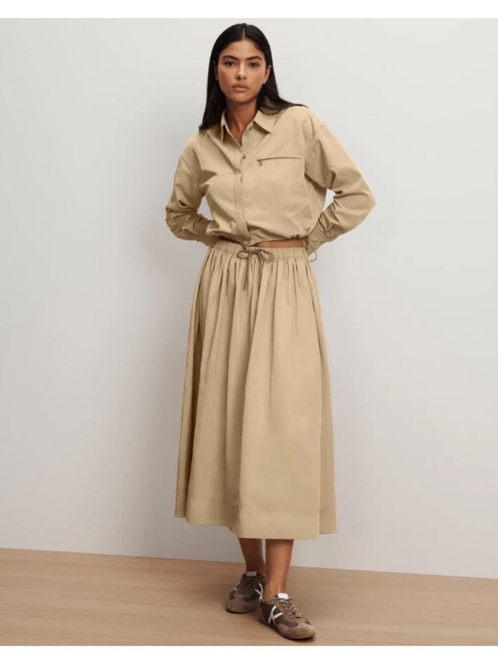 Veronica Beard Wilfred bungee button-down shirt - Picture 3 of 12
